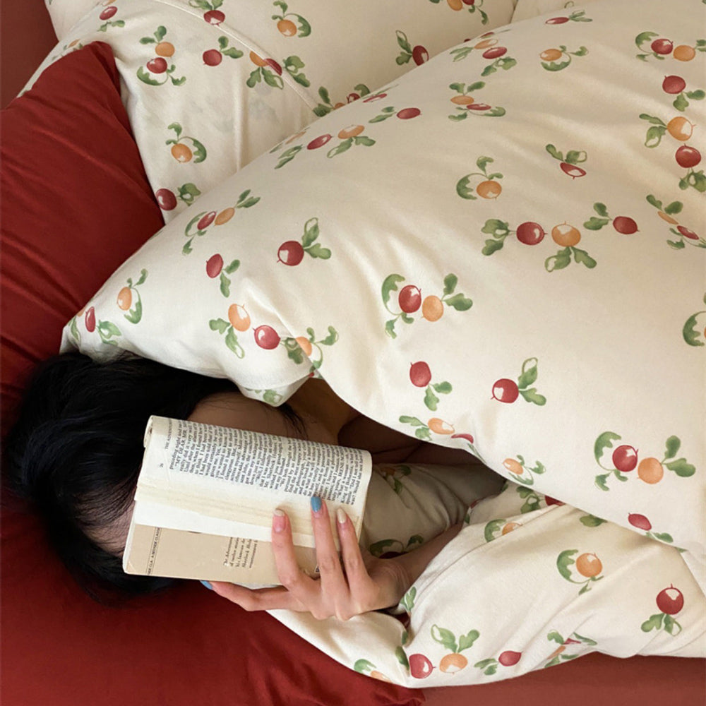 4design natural print bedlinen set