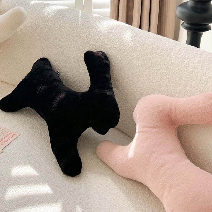 4color simple rabbit cushion