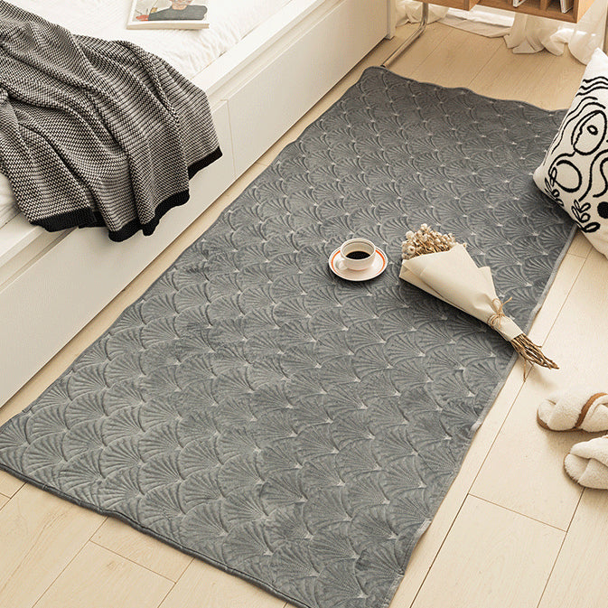 3color fan shape floor mat