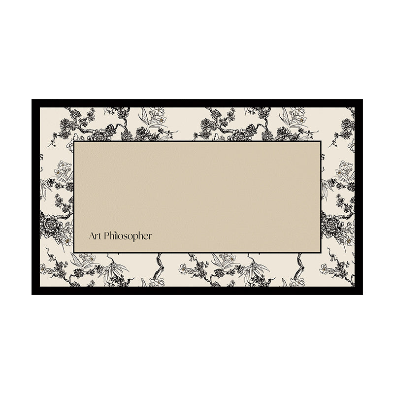 art philosopher logo square table mat