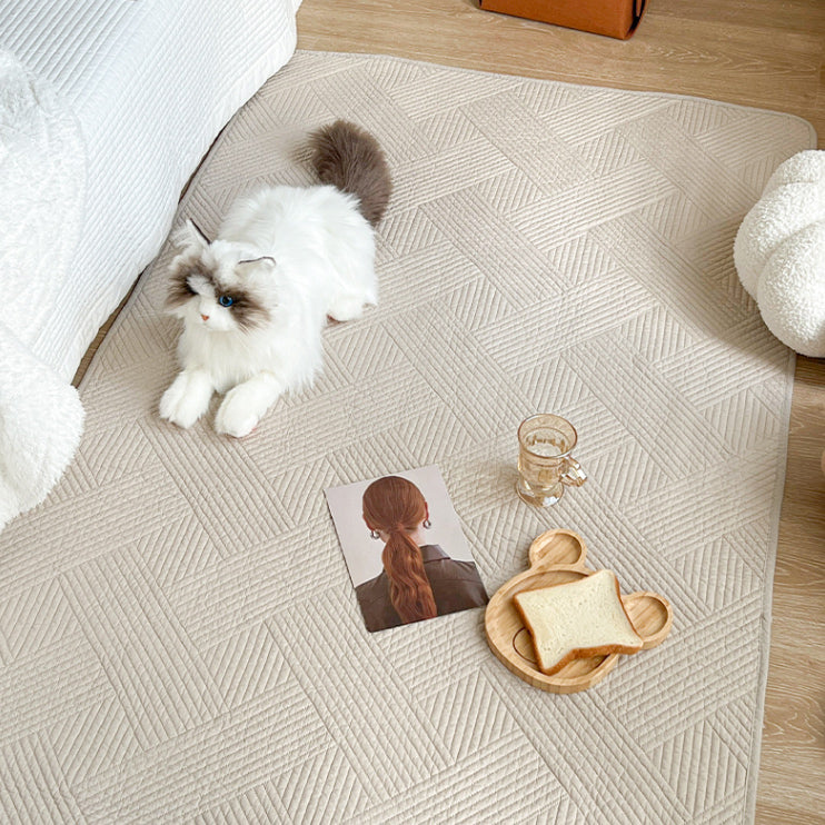 5color cross stitch floor mat