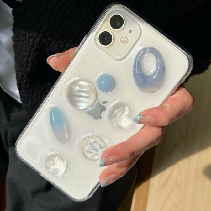 clear blue stone iPhonecase