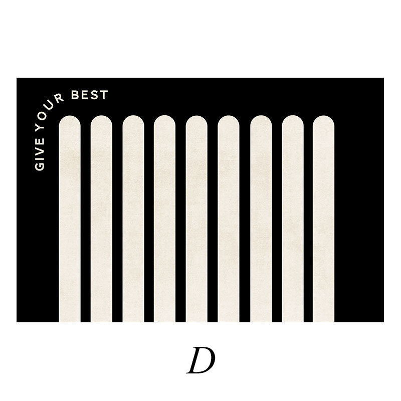 4design monotone give your best square carpet