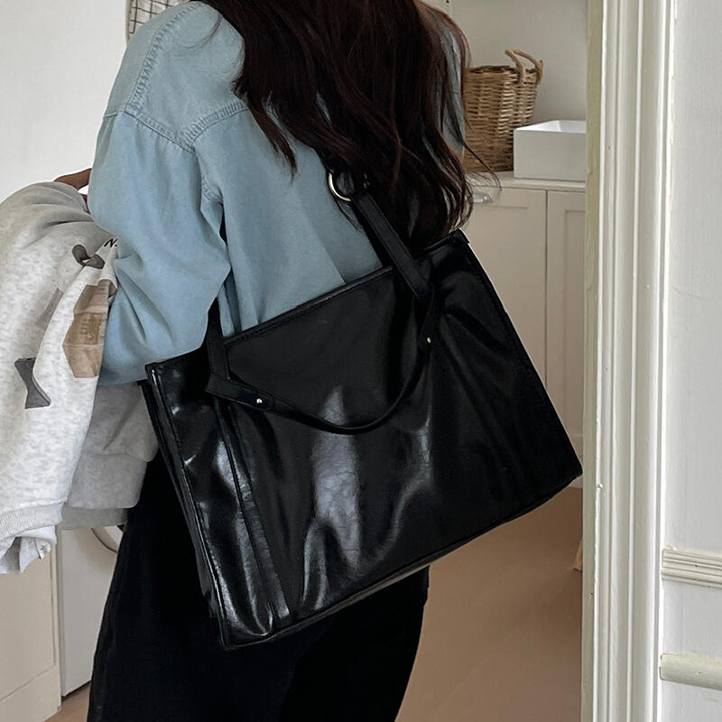 2wway leather tote bag