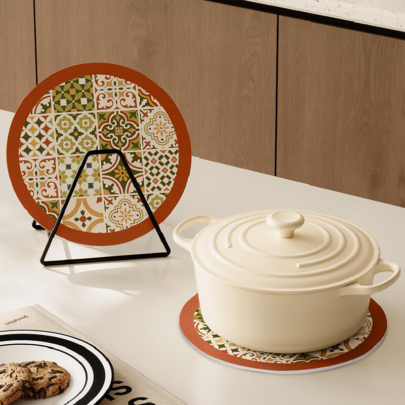 retro classical circle coaster