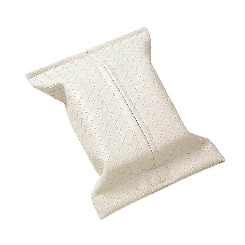 6color leather braided tissue case