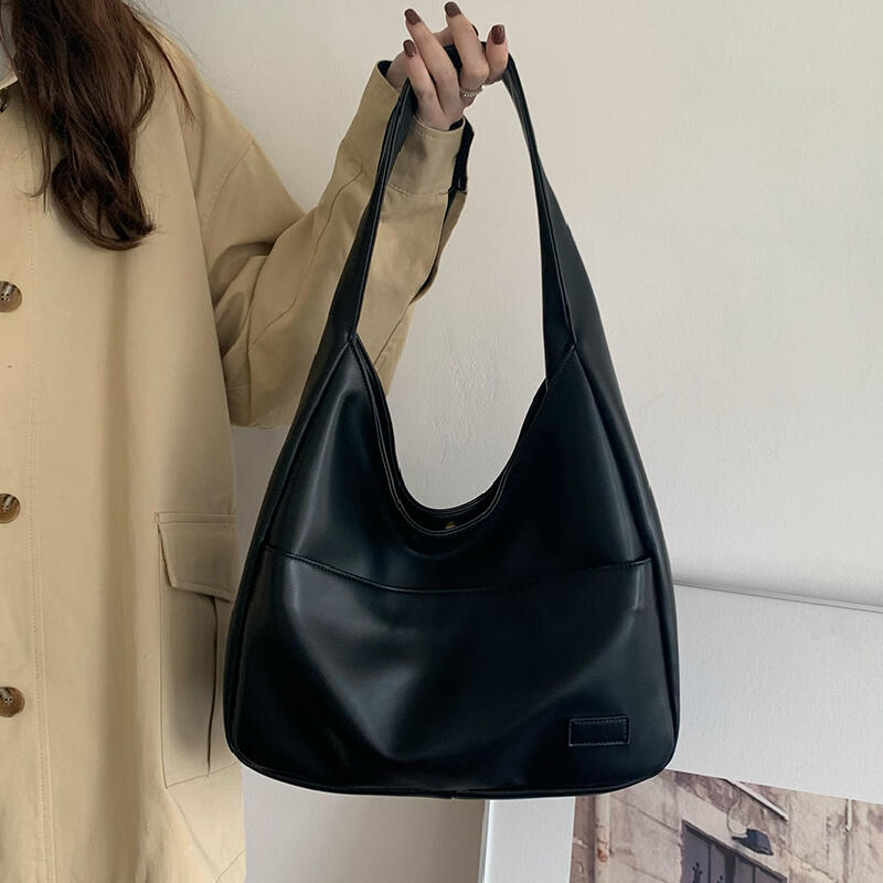 leather square tote bag