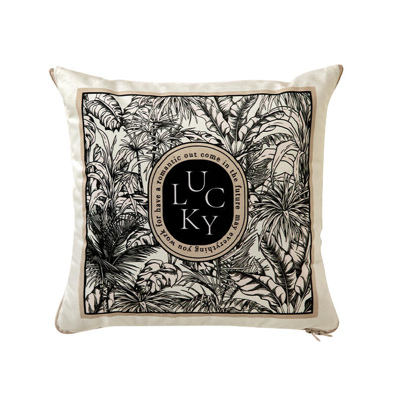 lucky logo luxury 2way quilt cushion