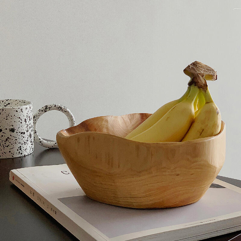 wave wood tray