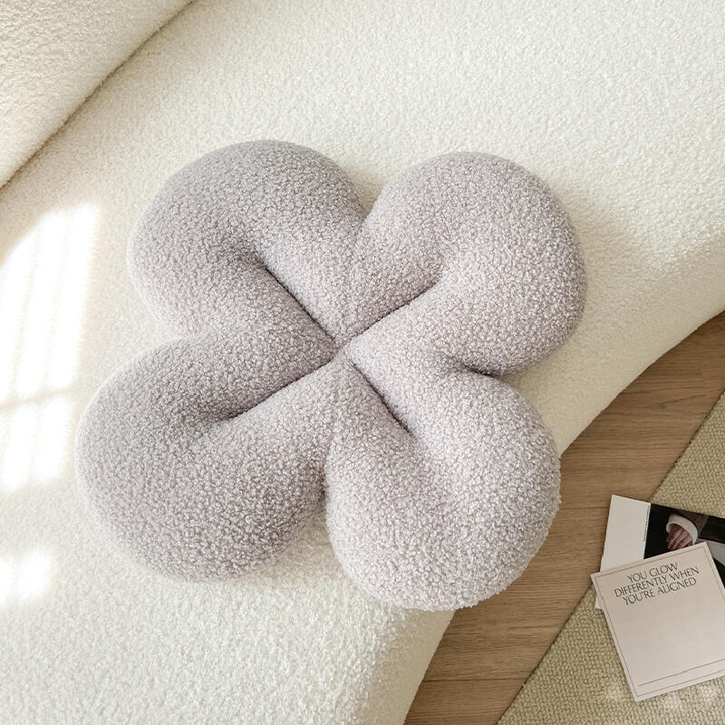 4color fluffy flour cushion