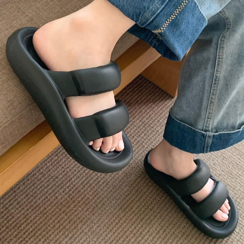 3color belt silicon room shoes