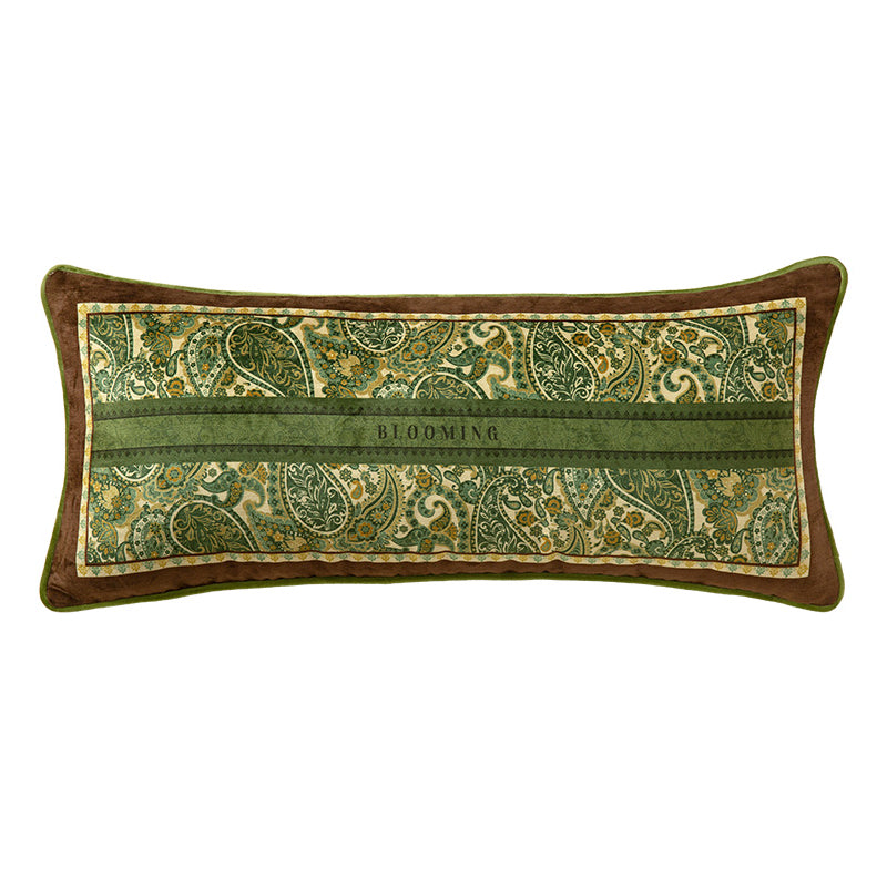 green blooming cushion