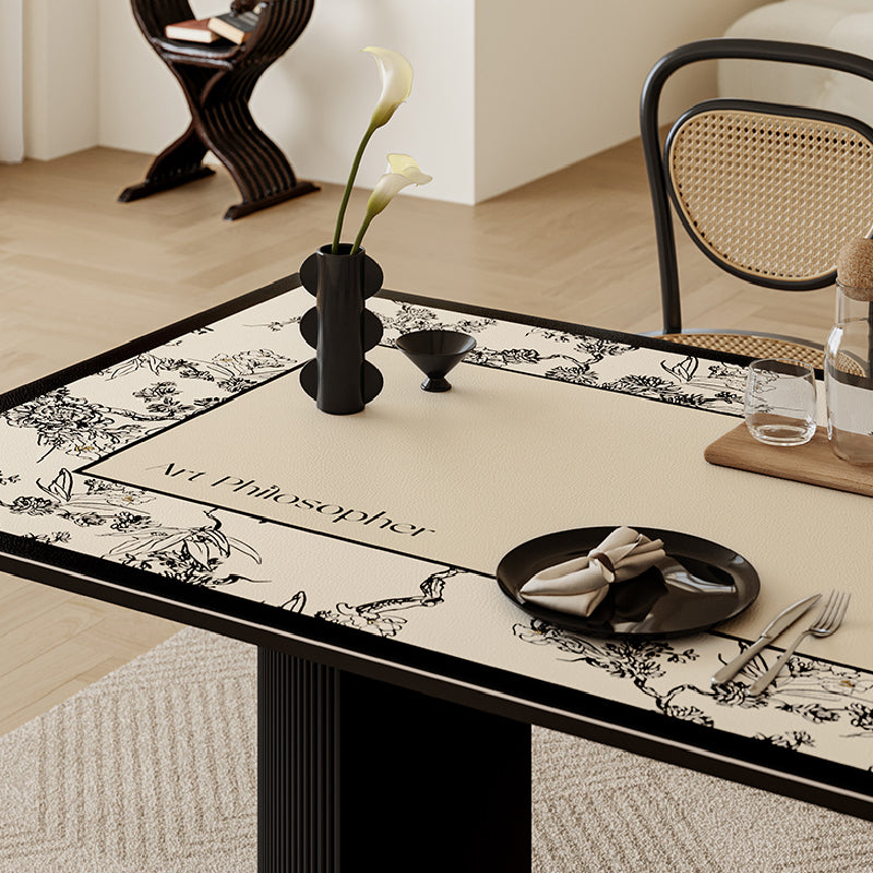 art philosopher logo square table mat