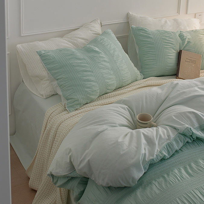 3color gather tiered bedlinen set