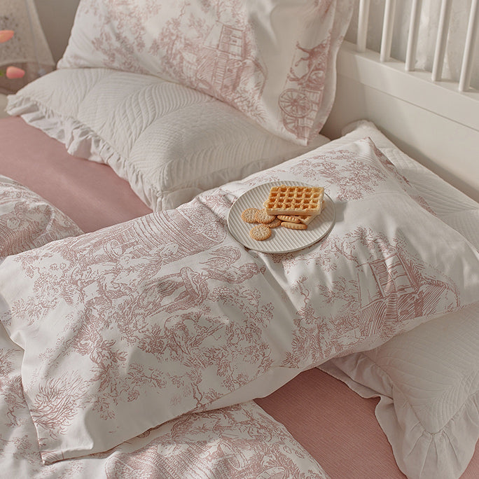 7design retro sketch bedlinen set