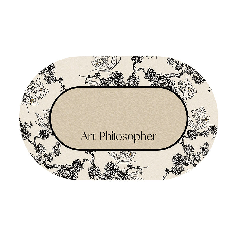art philosopher logo bath mat