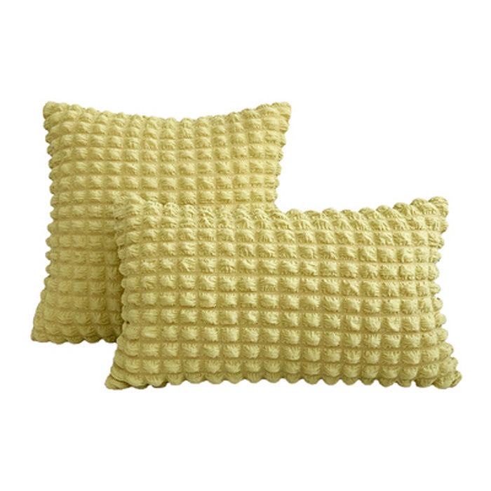 4color block bubbles cushion
