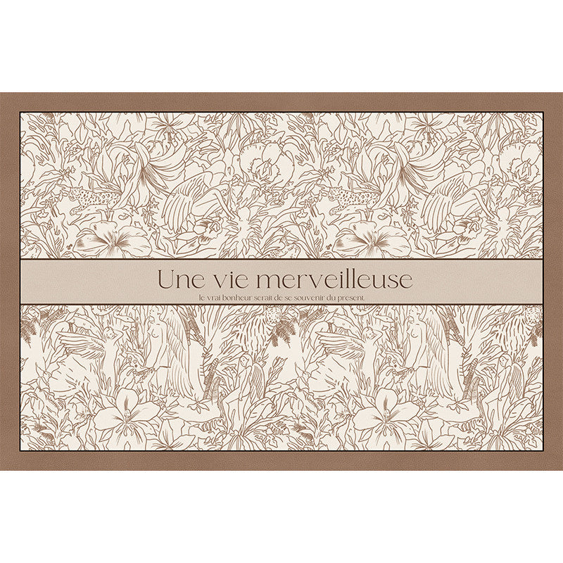 meilleure nature brown door mat