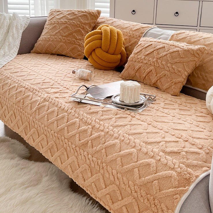 5color cable boa sofa cover