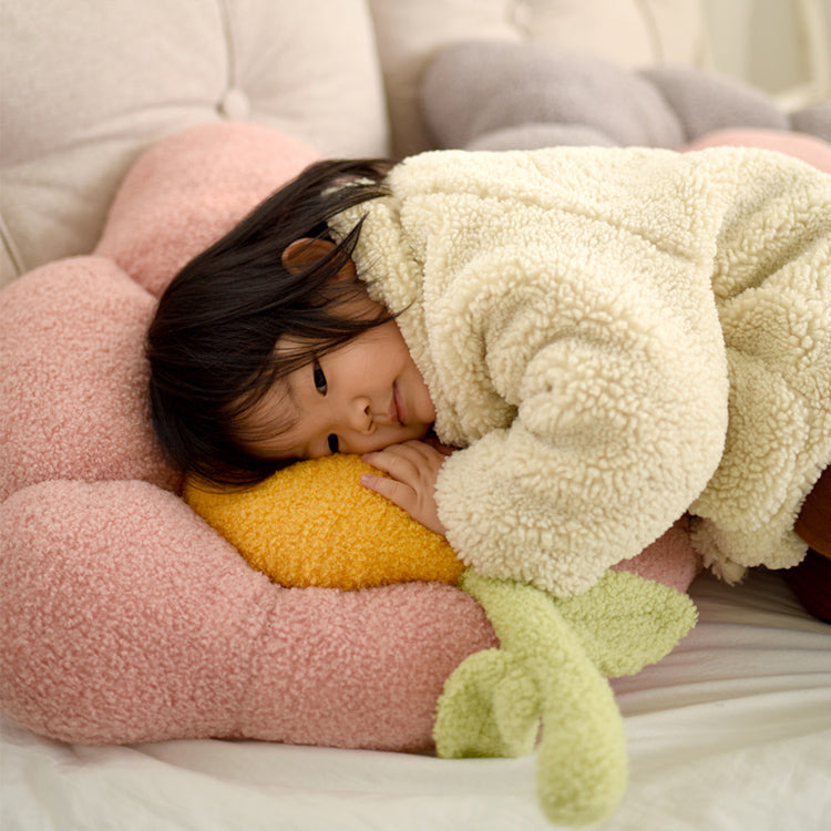 2design 5color big flower cushion