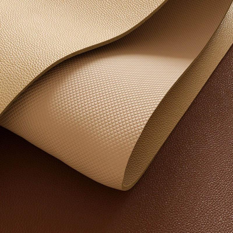 brown circle minimalism kitchen mat