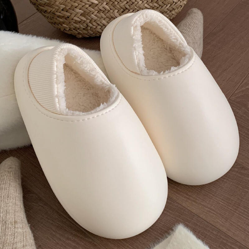 waterproof 2type fluffy roomshoes