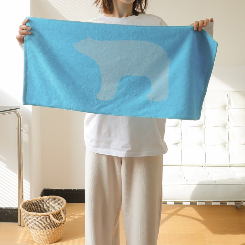 3color polar bear towel