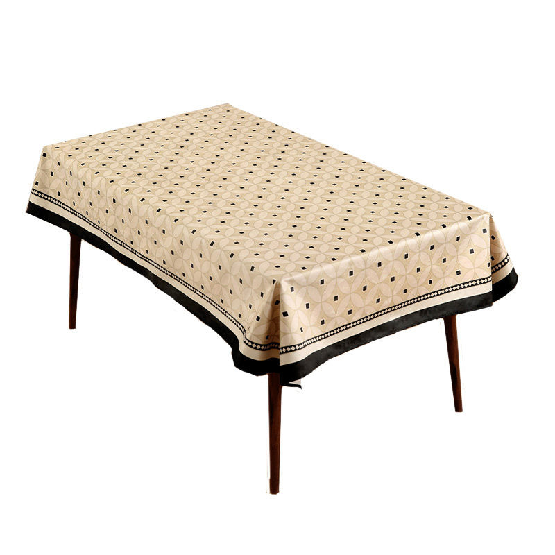 2design brown retro table cloth