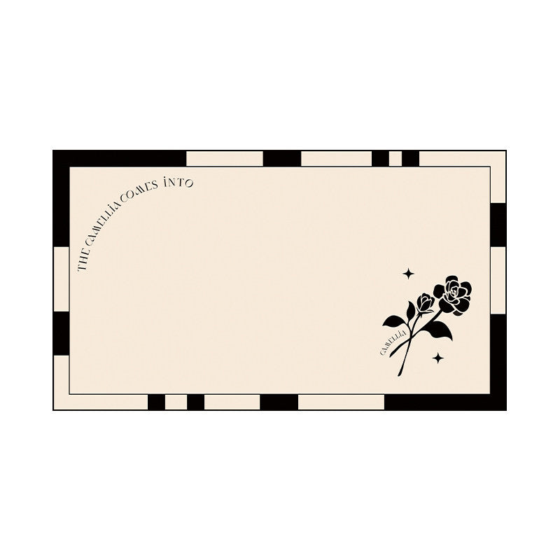 black tulip toilet mat