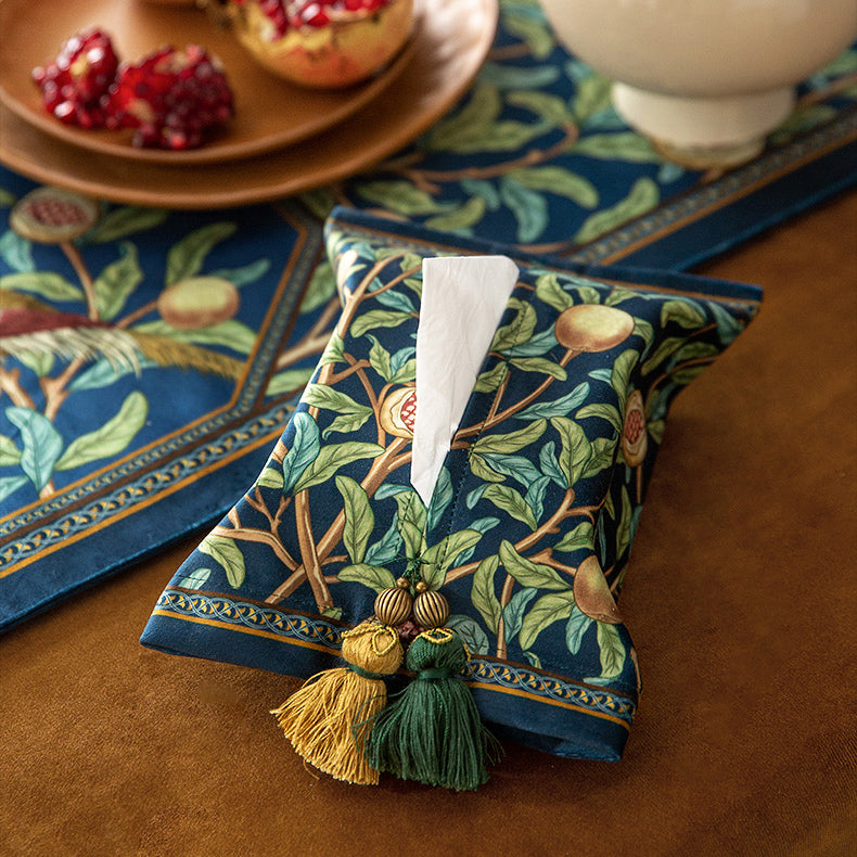 american retro pomegranate tissue case
