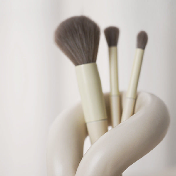 ceramic brush stand & miror (3colors)