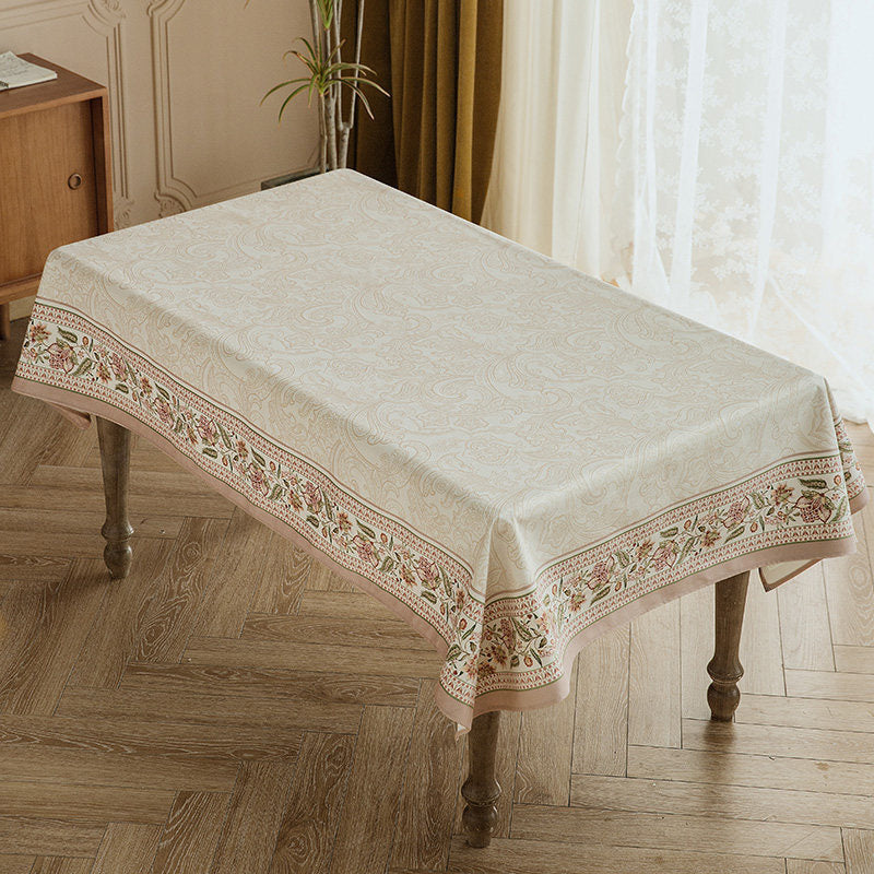 pink like a dream flower table cloth