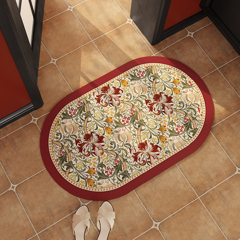 2design flower elegant bath mat