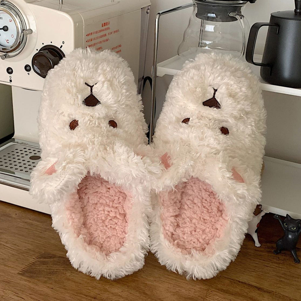 3color far bear roomshoes
