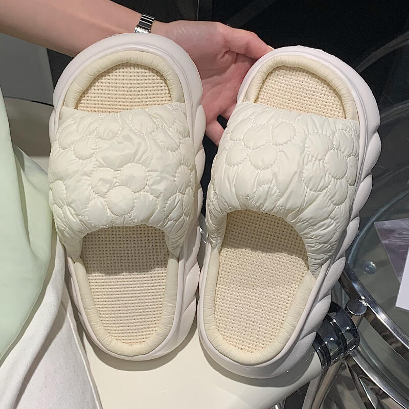 9color quilted down roomshoes