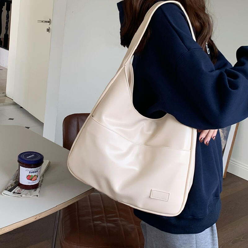 leather square tote bag