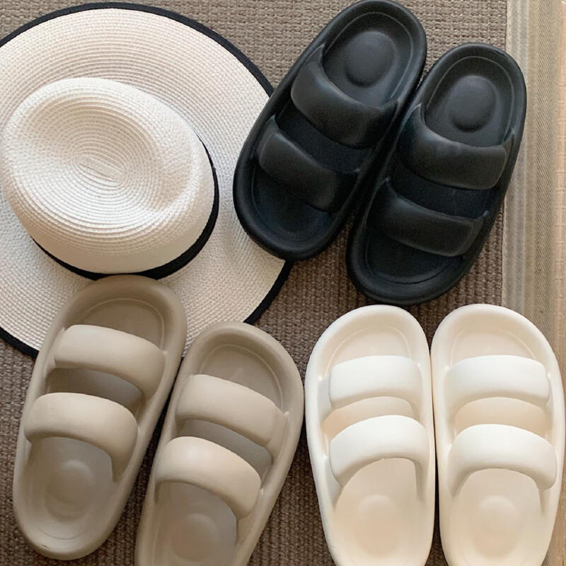 3color belt silicon room shoes