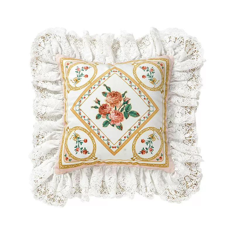 8design pink lovely tulip cushion