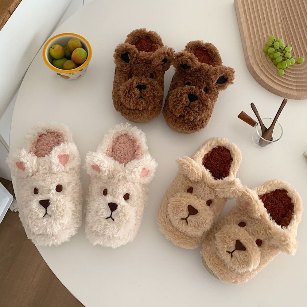 3color far bear roomshoes