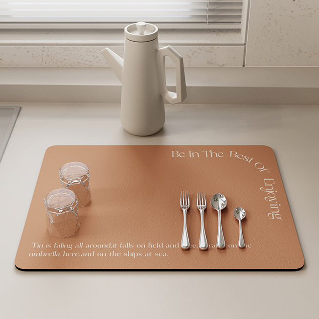 2design water absorption sink mat