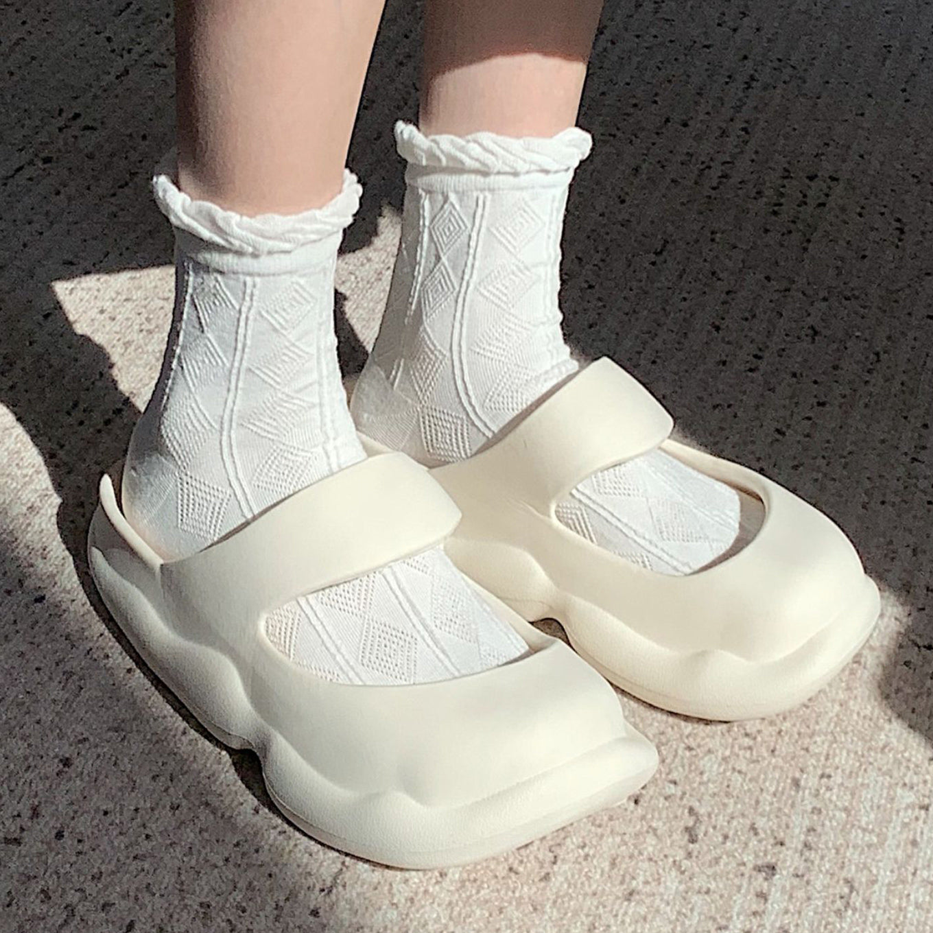 5color strap rubber roomshoes