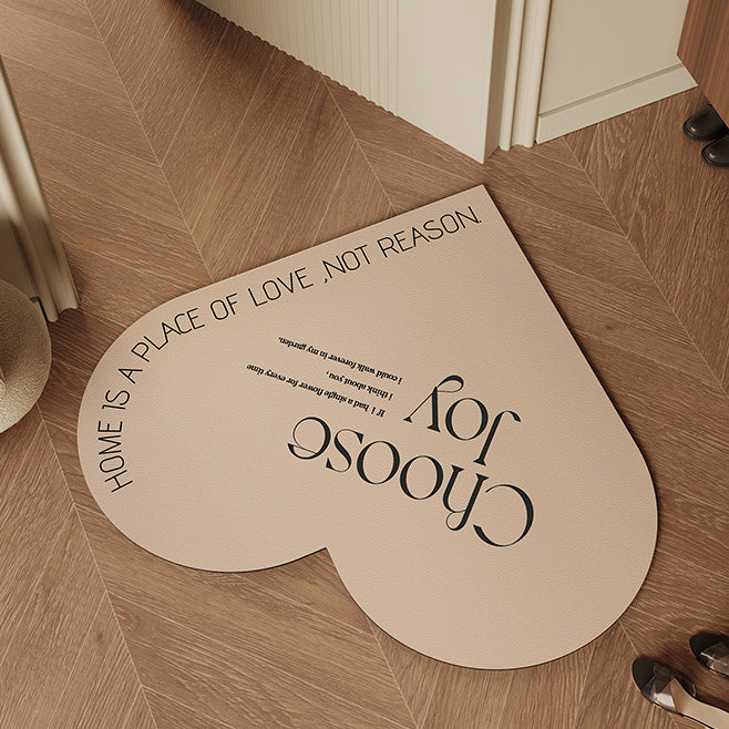 8design heart door mat