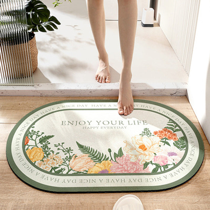 7design elegant logo bath mat