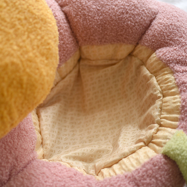 2design 5color big flower cushion