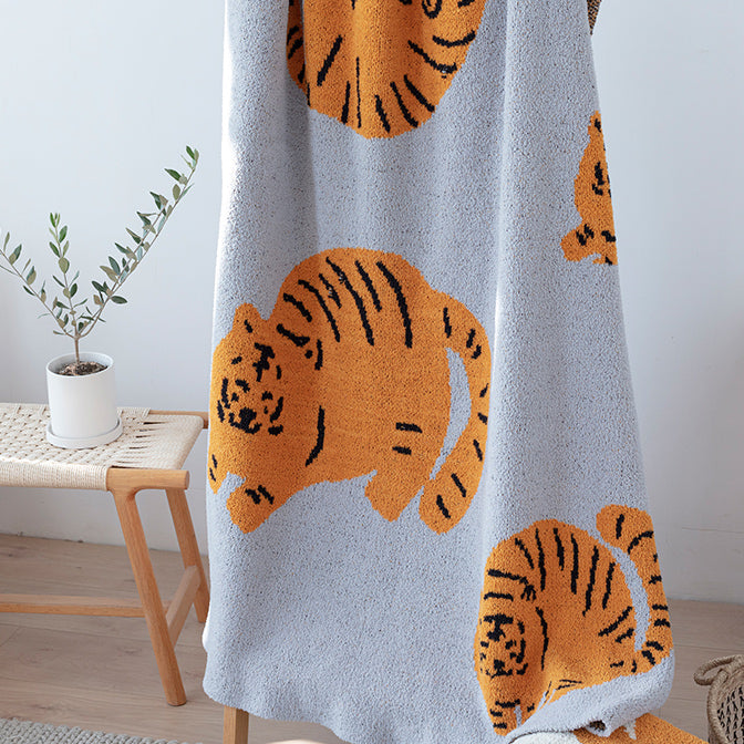 【再入荷】3color cute tiger blanket