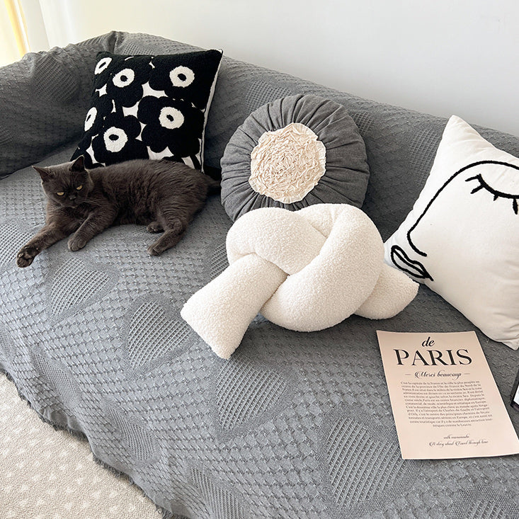 3design 2color knit sofa cover