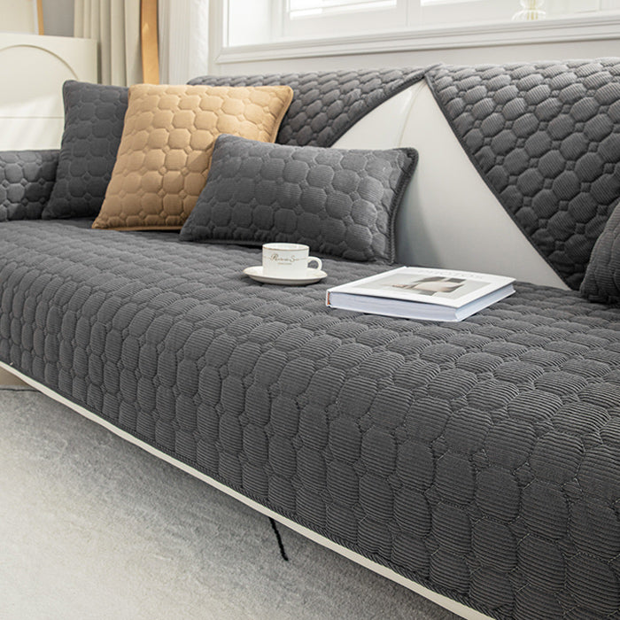 6color corduroy quilting sofa cover