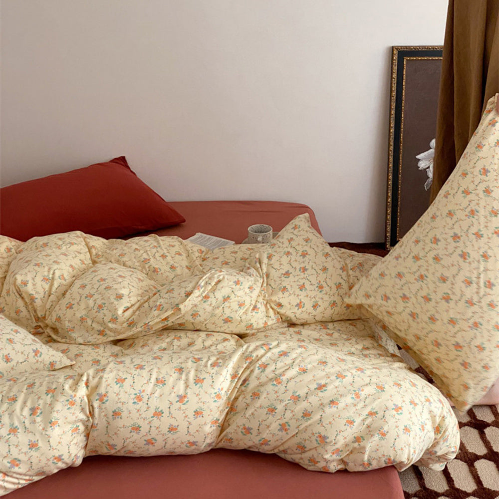 4design natural print bedlinen set