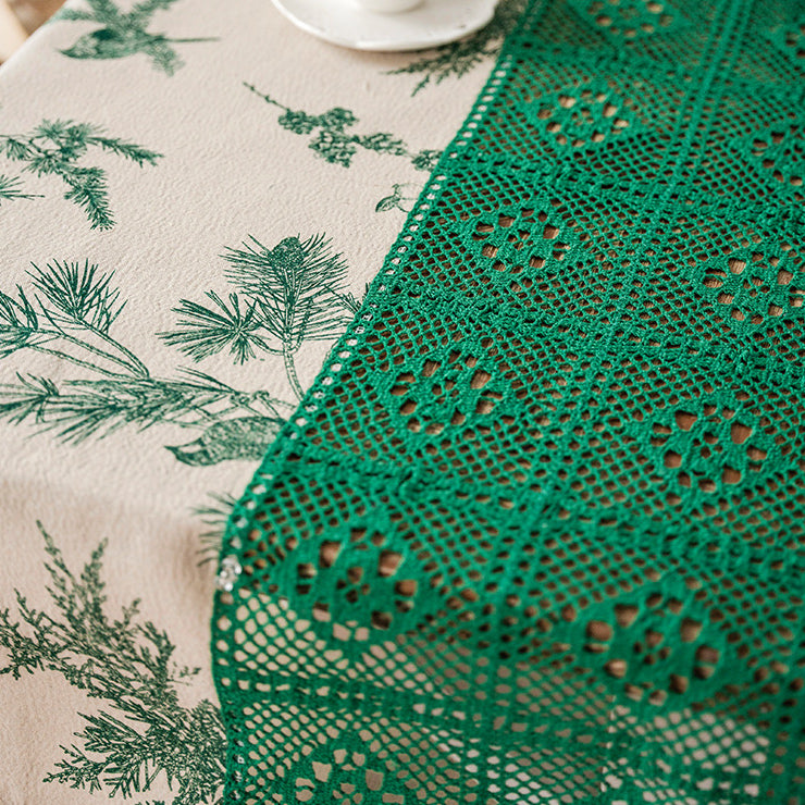 4design country flower table cloth
