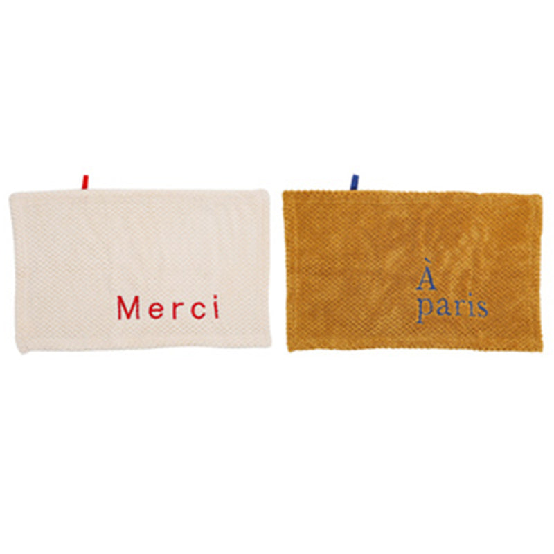6combination logo towel
